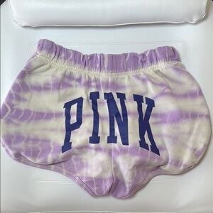 Y2K PINK by Victorias Secret Tie-Dye Shorts with PINK on the butt